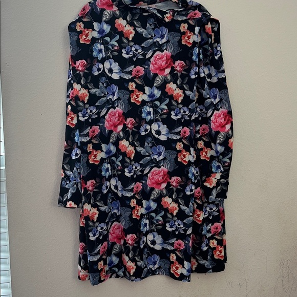 Rebecca Minkoff Black Floral Blouse - Pink and Blue - Picture 6 of 7